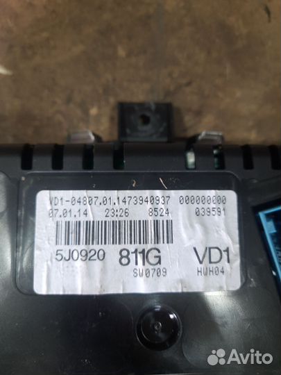 Щиток приборов Шкода фабия 2