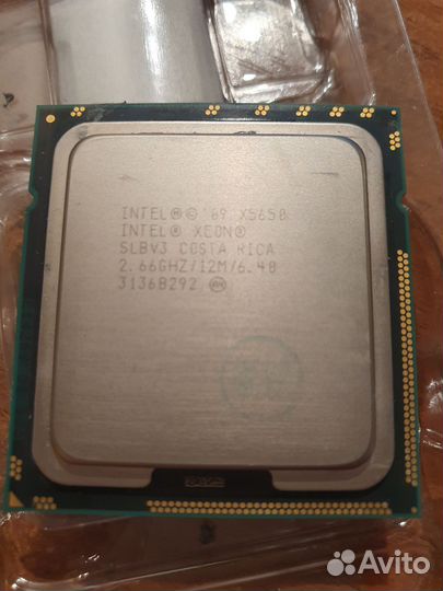Процессор Intel xeon x5650