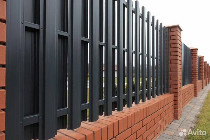 Забор из Штакетника Под Ключ