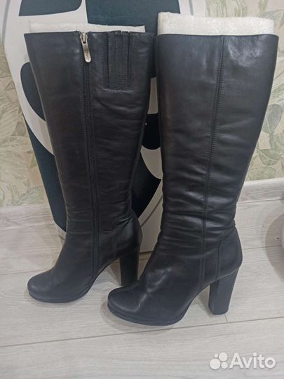 Зимние женские сапоги 38 натуральная кожа
