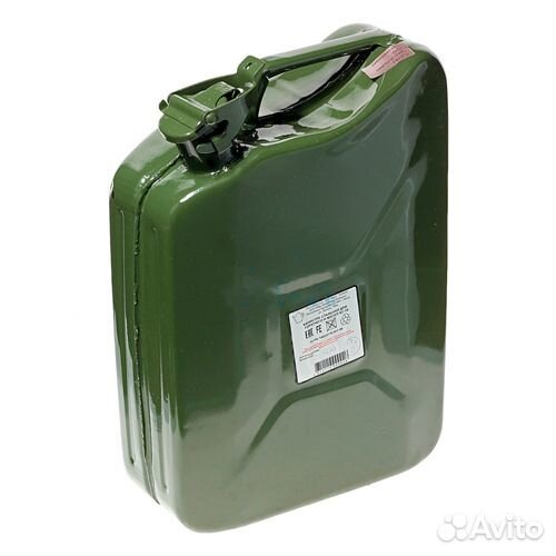 Канистра металлическая на 10 л (новая)