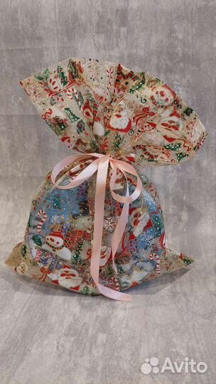 Подарочный мешок новогодний набор