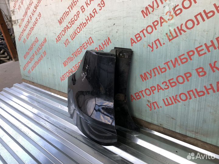 Левая часть заднего бампера Форд Куга 2