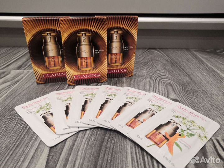 Clarins. Крем, сыворотка для глаз