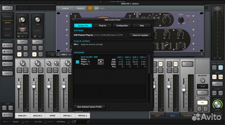 Universal audio Apollo Twin MK2 Quad UAD Ultimate