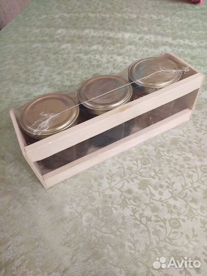 Подарочный набор мед башкирский липовый