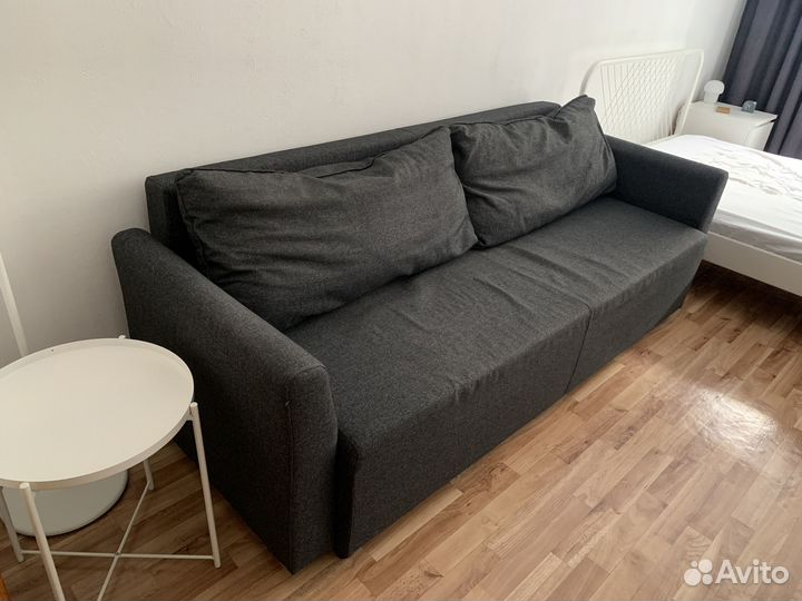 3-местный диван-кровать, темно-серый IKEA Brissund