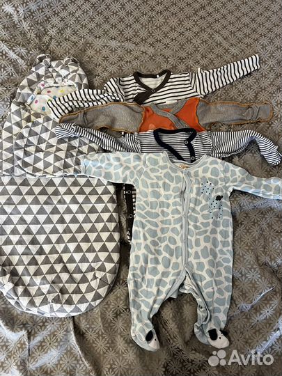 Вещи для новорожденных для мальчика 54 62