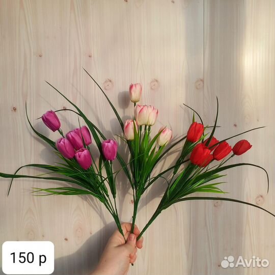 Искусственные цветы для декора и на кладбище