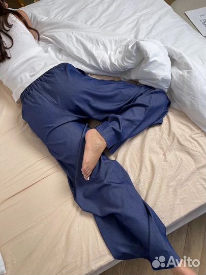 Пижамные штаны Closer синие L