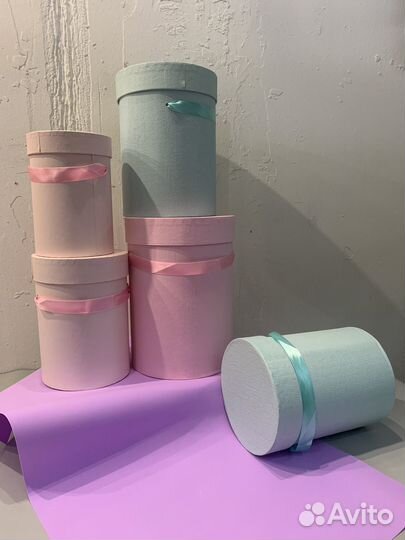 Растения, коробки для цветов, шляпные коробки