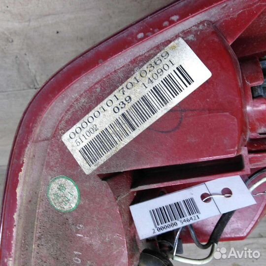 Фонарь задний правый Geely LC (Panda) Cross