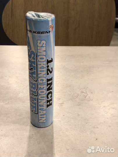 Цветной дым синий Smoking Fountain Sky Blue