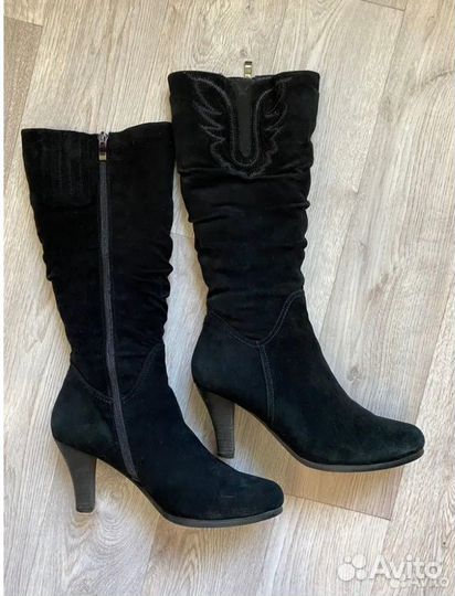 Сапоги зимние замша натуральная р 36