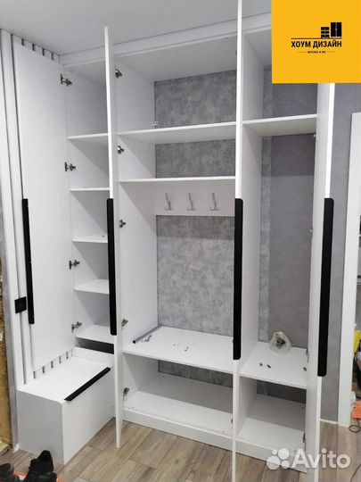 Шкаф распашной с фрезеровкой