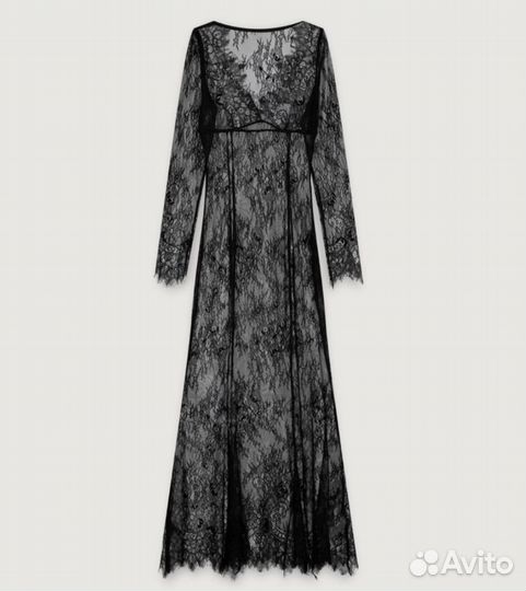 Платье прозрачное кружевное в стиле look online xl