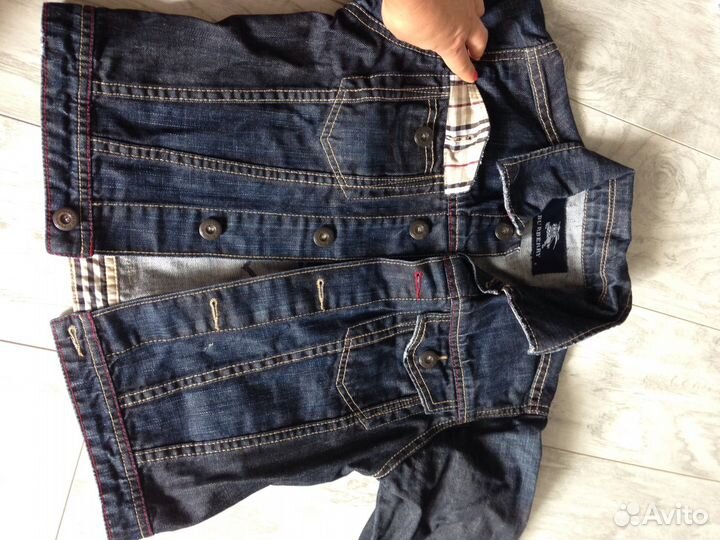 Костюм на мальчика джинсовый Burberry