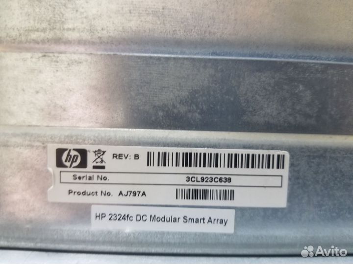 Дисковая полка HP 2324fc 24 диска SFF AJ798A