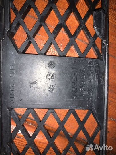 Bmw e65 решётка заглушка в бампер левая