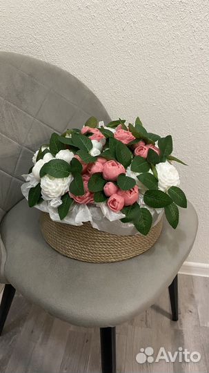 Большой букет из мыла