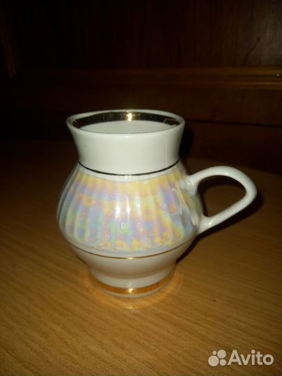 Молочник - сливочник СССР, винтаж, перламутр