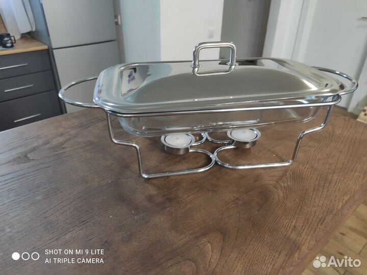 Блюдо с подогревом