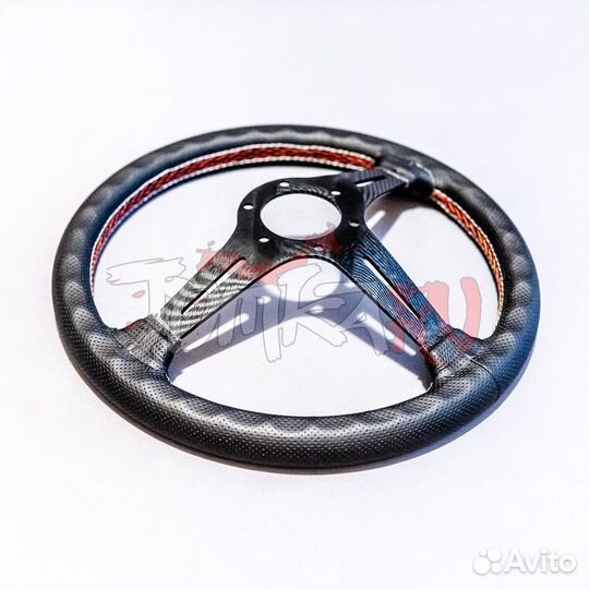 Руль спортивный Nardi под карбон - 350мм / вынос