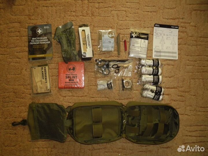 Тактическая отрывная аптечка Rhino Rescue