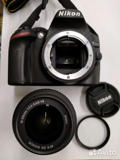 Фотоаппарат Nikon D3200, 18-55mm, 516 пробег