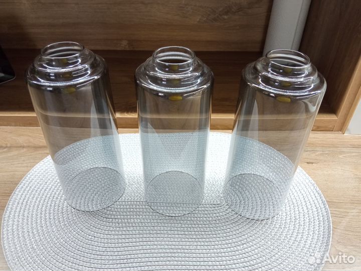 Плафоны для люстры цоколь е27 3 штуки