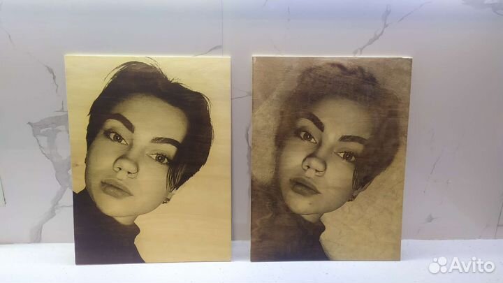 Картины на дереве и стекле. Выжигание. Гравировка