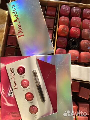 Губная прмада Блески Диор и Живанши Лоран лаудер