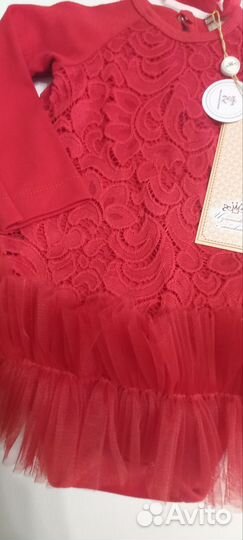 Платье боди для девочки 74-80