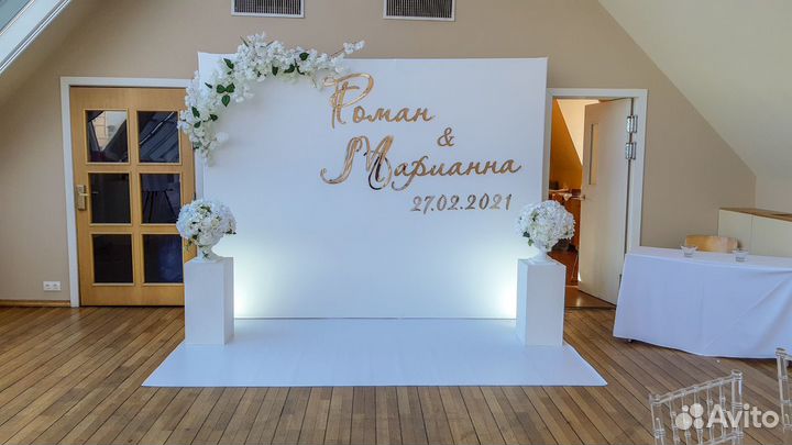 Инициалы на свадьбу