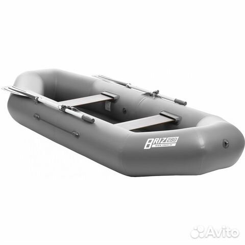 Лодка Бриз 280 серый Тонар