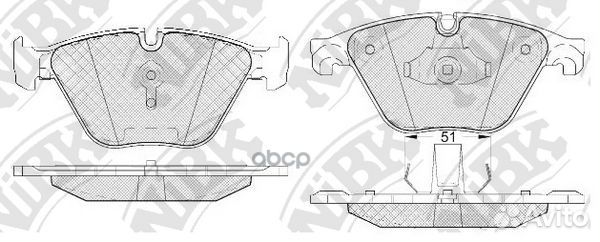 Колодки торм.пер. PN0512 NiBK