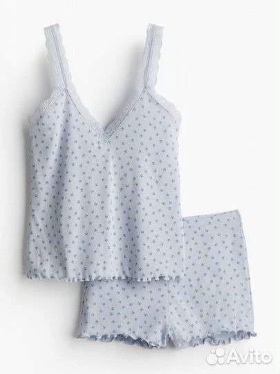 Пижама h&m новая топ и шорты