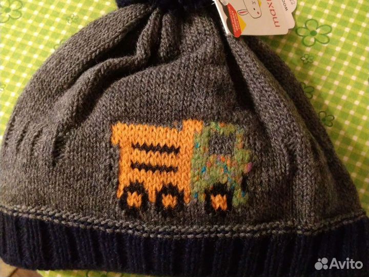 Новая зимняя полушерст шапка немецк maximo 50-52