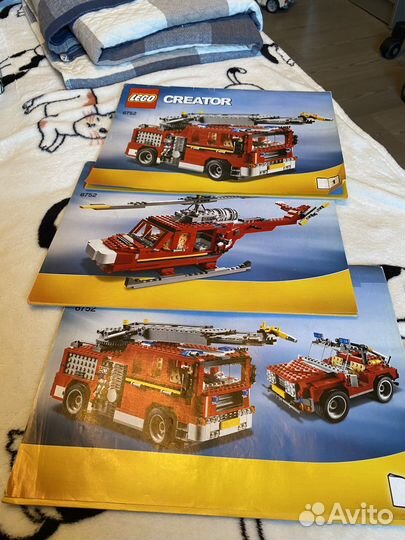 Машина пожарная Lego creator 6752