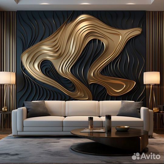 Барельеф /фреска /лепка и декор на стене