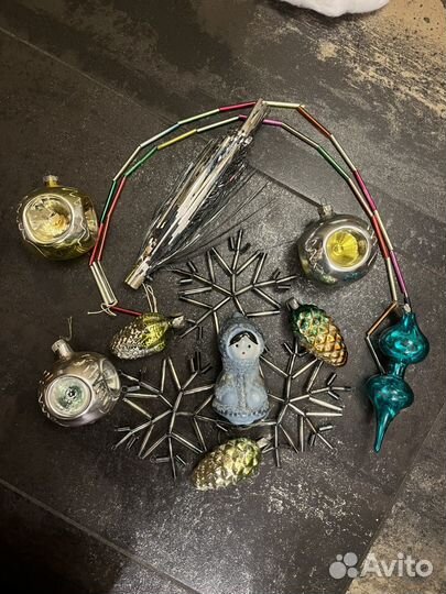 Елочные игрушки СССР