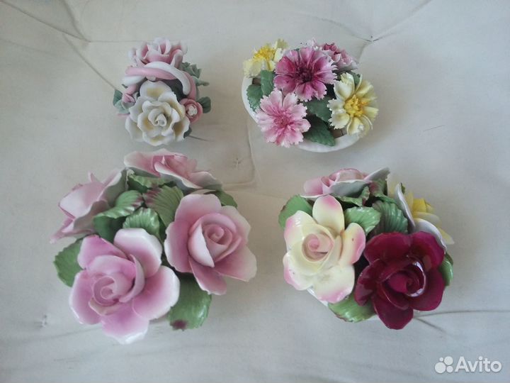 Цветочная композиция фарфор Англия