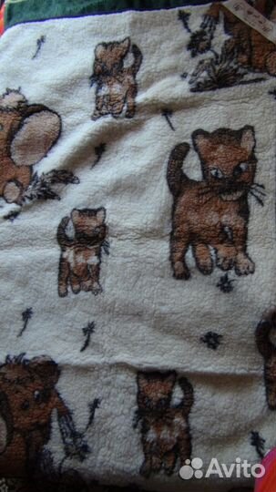 Новое шерстяное детское одеяло