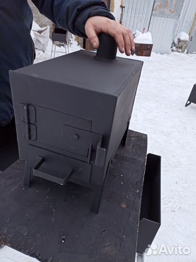 Печь на дровах в палатку