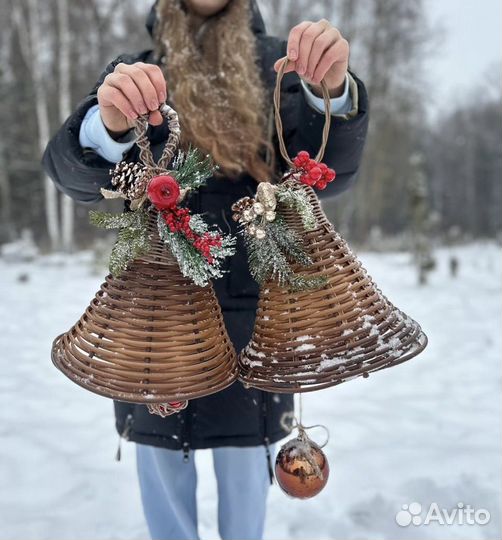 Новогрдний декор - колокольчик