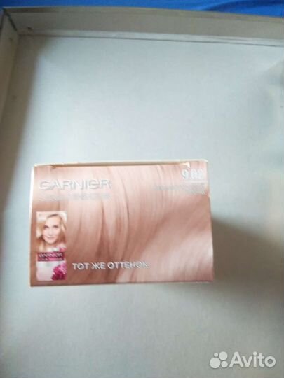 Краска garnier перламутровый блонд 9.02