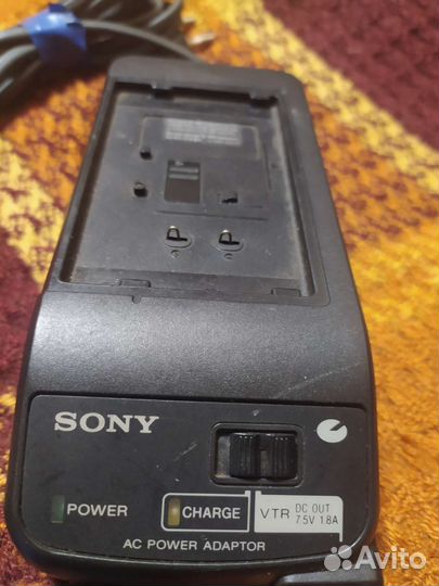 Зарядное устройство sony AC-V16