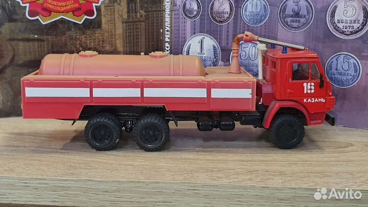 Модель СССР 1 43 Камаз 53213. Казань Пожарная. N2