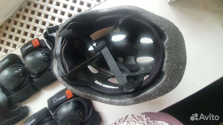 Защита и шлем для мальчика 6-10 лет