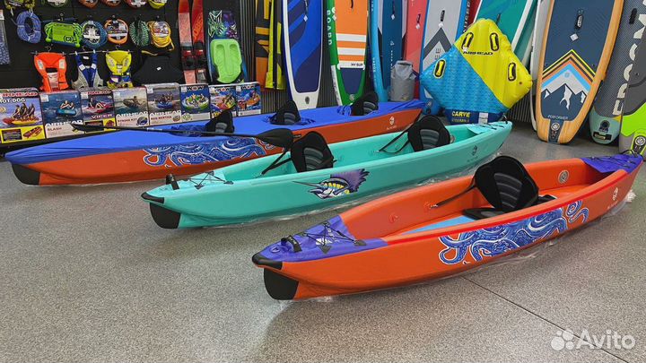 Каяк надувной Blau See Kraken-1 Премиум одноместны